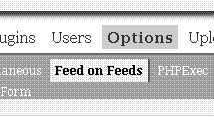 new menu entry
